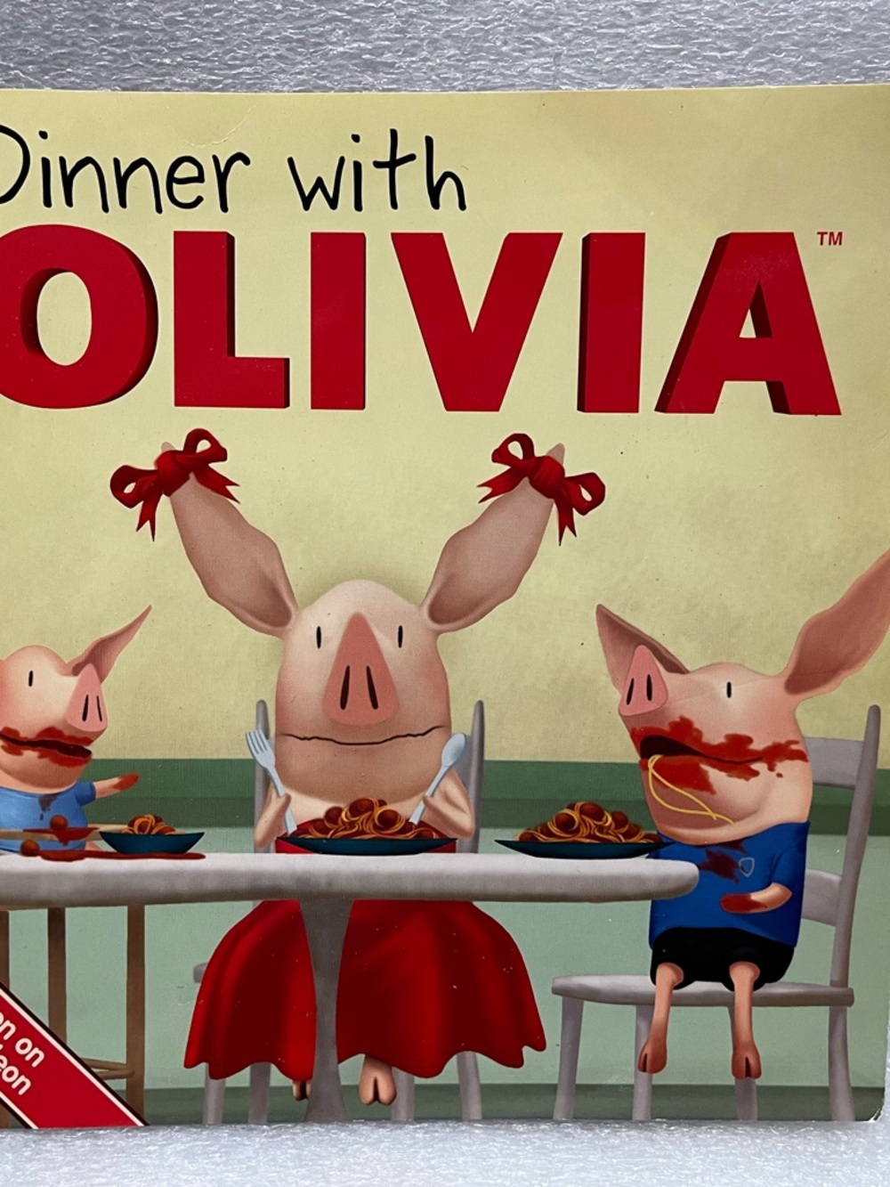 Dinner with Olivia Nickelodeon Paperback book